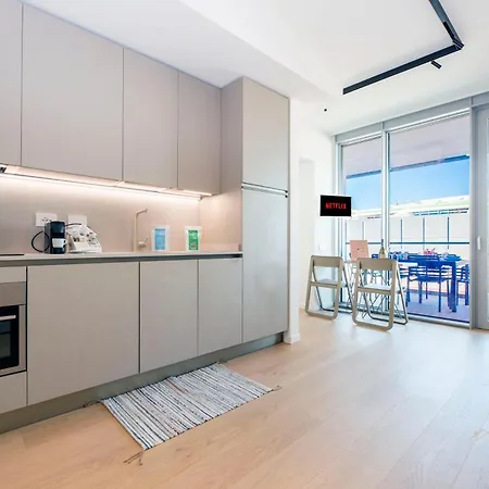 Waterfront Lux, 2 Bed Studio, Parking By Tilo Apartment Genoa